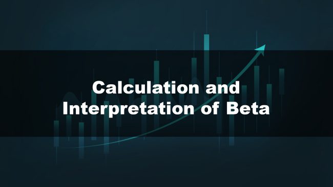 Calculation and Interpretation of Beta
