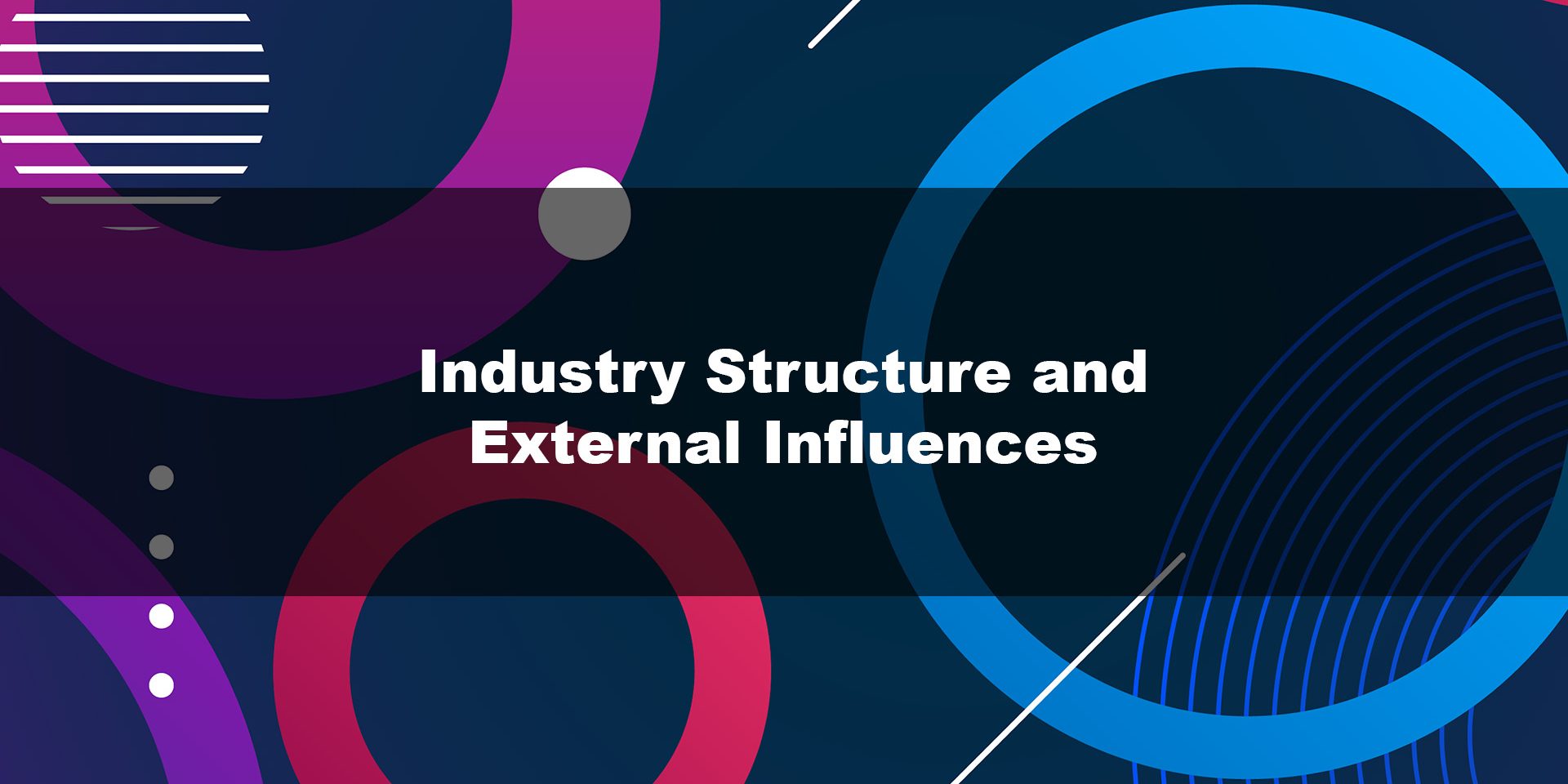 Industry Structure and External Influences